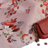 Serene Blush Tassar Silk Fabric (Pink, Nature, Tassar Silk)